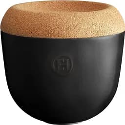 Ємність для часнику Emile Henry 1 л чорна (718763)