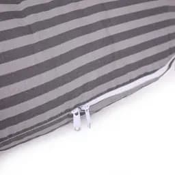 Подушка для вагітних та відпочинку MirSon U-подібна №5030 Color Line Stripe Gray 140х75х20 см сіра (2200010969917) - мініатюра 3
