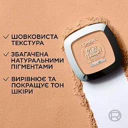 Компактна пудра для обличчя L'Oreal Paris True Match Super-Blendable Perfecting Powder Hyaluronic Acid відтінок 3R/C 9 г - мініатюра 4