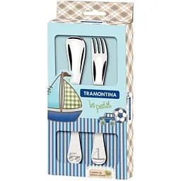 Набір столових приладів для дітей Tramontina Baby Le Petit blue 2 предмета (66973/010)