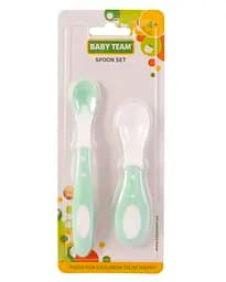 Набір ложок Baby Team, м'ятний, 2 шт. 6106_мятный) - мініатюра 3