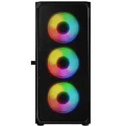 Корпус LogicConcept PORTOS MESH+GLASS ARGB fans 4x120mm BLACK без БЖ ATX - мініатюра 12
