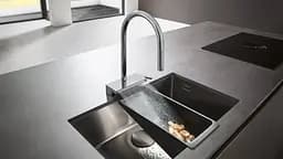 Змішувач Hansgrohe Aquno Select М81 170 3jet кухонний з витяжним виливом Sbox 73831800 Stainless Steel Нержавіюча сталь - мініатюра 3