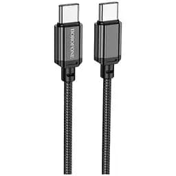 Кабель Borofone Type-C BX87 Sharp 2.4A/1m Black