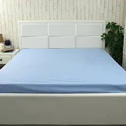 Простирадло на гумці Руно Blue1, бязь, 120х200 см, сірий (506.114У_Blue1)