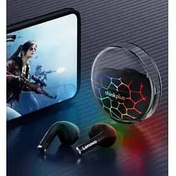 Навушники бездротові Lenovo LP80 Pro RGB підсвічування чорні - мініатюра 8
