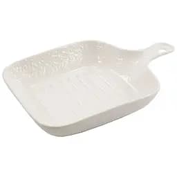 Блюдо порцелянове з ручкою Tudor ЛОЗА 23 см (TU3873)