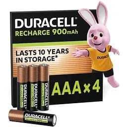 Акумулятор Duracell AAA HR03 900mAh * 4 (5005015)