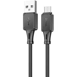 Кабель Hoco Micro USB Assistant силиконовый зарядный кабель для передачи данных X101 1 м 2.4A