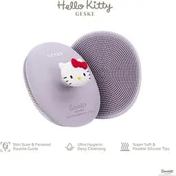 Щітка для обличчя GESKE Facial Brush З в 1 by Hello Kitty з тримачем фіолетова - мініатюра 3