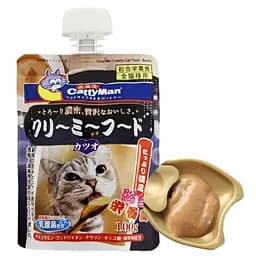 Рідкий корм для котів CattyMan Complete Creamy Food Bonito крем-суп з макрелью 0.1кг