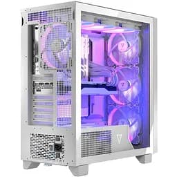 Корпус Modecom VOLCANO PERUN APEX ARGB MIDI WHITE 4x140 мм fans USB 3.0x2+TYPE-C без БЖ ATX (AT-PERUN-4F-ARGB-20-00000) - мініатюра 3
