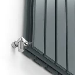 Радіатор дизайнерський Ideale Vittoria 12 4/1800/272 антрацит (бокове підключення), Антрацит - мініатюра 2