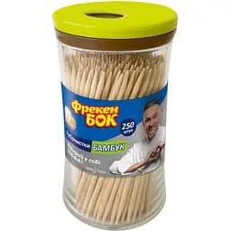 Зубочистки бамбуковые Фрекен Бок, 250 шт.