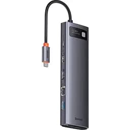 USB-хаб Baseus Metal Gleam Series 12-in-1 (WKWG020213) [124910] - мініатюра 3