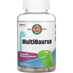 Аминокислота KAL MultiSaurus, 90 жевательных таблеток - Ягоды, виноград и апельсин vit0003953