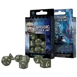 Набір кубиків Classic RPG Olive & white Dice Set , 7 шт. (SCLE10)