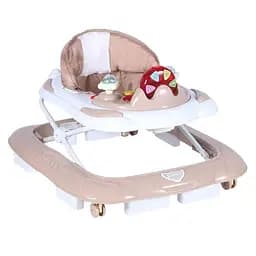 Ходунки Lorelli (Bertoni) School, бежевый с белым (20556)