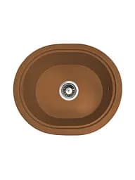 Кухонная мойка Adamant CIRCUM terra-cotta 500x425x180 мм, без крыла 50 см