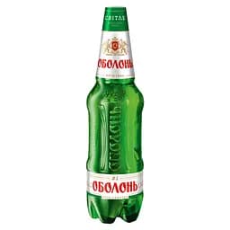 Пиво Оболонь Світле, 4,5%, 1,1 л (766318)