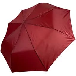 Женский складной зонтик полуавтомат S&L 98 см бордовый