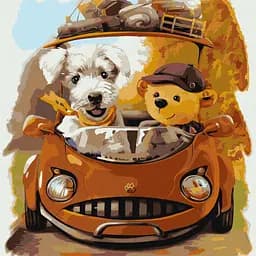 Картина за номерами "Дружня подорож" Ideyka KHO4382 40х40 см