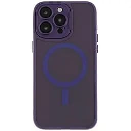 Чохол-накладка Magnetic Camera Lens with Magsafe Apple iPhone 15 Dark Purple (35214_3345369)