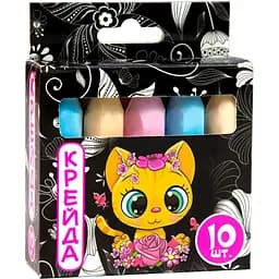 Крейда кольорова Strateg олівець 10 шт. (50112)