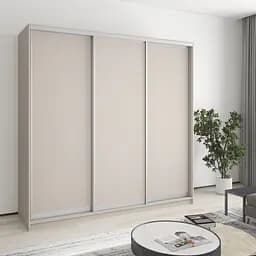 Шкаф-купе трехдверный MebelStar Стандарт AL 3ДСП 210x45x240 см Кашемир (MBS-1500)