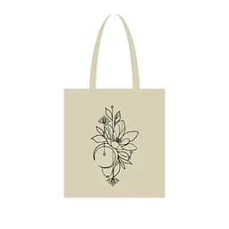 Екосумка для покупок "Лотос" Bambi Сумка-шоппер 190CCT-4, 38 x 42 см (190г/м2)