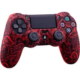 Чехол на геймпад Silicone Case для Sony DualShock 4 Red-Black [44721]