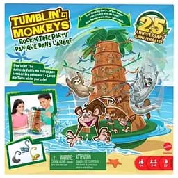 Настольная игра Mattel Обезьянки-акробатки на дереве (Tumblin' Monkeys) (HTW65)