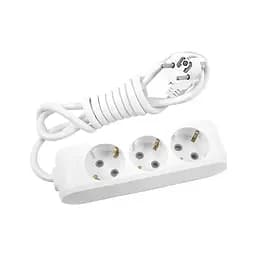 Подовжувач Panasonic X-tendia із заземленням 3 гнізда 3 м (WLTB04332BL-UA)