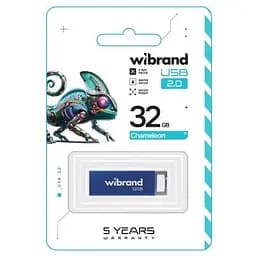 USB флеш накопичувач Wibrand 32GB Chameleon Blue USB 2.0 (WI2.0/CH32U6U) - мініатюра 2