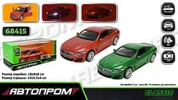 
Машинка металева BMW M850i Coupe 1:35 АВТОПРОМ світло звук двері 68415 - мініатюра 6