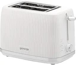 Тостер, 850Вт, пластик/металл, белый Gorenje kuh0014891