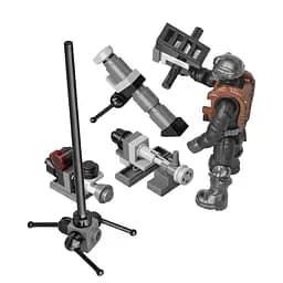 Конструктор "Военный KB 1129-3, с фигуркой солдата, оружием и военным снаряжением"