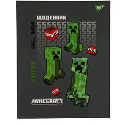 Щоденник шкільний Yes Minecraft Creeper 911639 Різнокольоровий