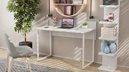 Комп'ютерний стіл Ferrum-decor Скай 75x100x70 білий ДСП Білий 32мм (FRD-101096) - мініатюра 2