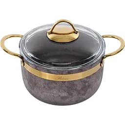Кастрюля Brioni Royal Stone Sandstone gold антипригарная 20 см 3 л (764-039)