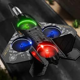 Літак на радіокеруванні SCHE L0712 Aerobatic (with two remote controls) Black - мініатюра 6