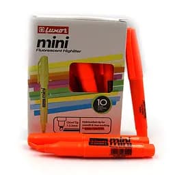 Набор текстовых маркеров Luxor Mini, 1-3,5 мм, оранжевый, 12 шт. в упаковке