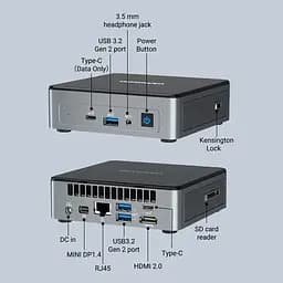 Неттоп Geekom Mini Air12 [GMAir12N100-16512-EU] [112040] - мініатюра 5