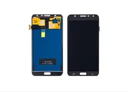 Дисплей для Samsung J701 Galaxy J7 Neo с черным тачскрином с регулируемой подсветкой