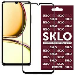 Захисне скло SKLO 3D для Realme C53 / C51 / C61 4G / C63 4G / Note 50 / 60 / 60x / 70 / 70T Чорний