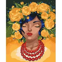 Картина за номерами Квітковий спокій без підрамника 10003-ACNF 40х50 см