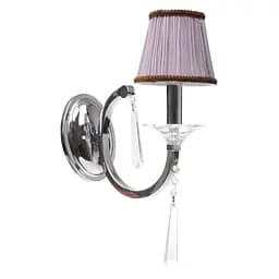 Бра Brille BCL-306W/1 настенное накладное в спальню хрустальное с абажуром классическое