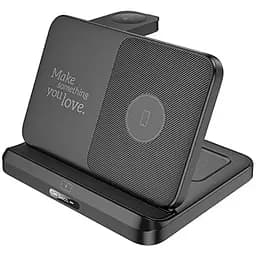 БЗП Hoco CQ7 Fold Charge 3-in-1 Black