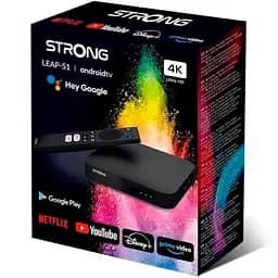 Смарт-ТВ приставка Strong Android SmartTV Box LEAP-S1 / STOK