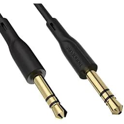 Кабель Borofone BL1 Audiolink audio AUX cable 1m Black - мініатюра 3
